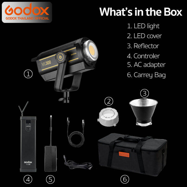 godox-led-vl300-300w-5600k-รับประกันศูนย์-godox-thailand-3ปี-vl-300