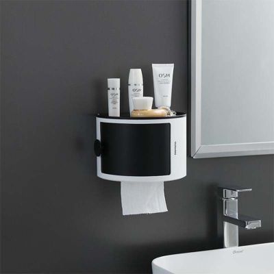 Toilet Paper Roll Holder Paper Towel Holder Wall Mounted Roll Paper Stand Case For Toilet Paper Bathroom Accessories