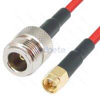 RG402Red FEP N Female to SMA Male Plug Semi Rigid Flexible Coaxial Cable Low Loss RF 50ohms Coax Koaxial Kable