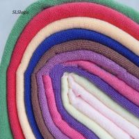 SLS 10pcsSet Candy Color Practical Soft Microfiber Face Hand Cloth Towel 25x25cm