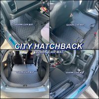 (ฟรี แถม3) พรม6D CITY HATCHBACK รุ่นหนา ของแท้ ตรงรุ่น เข้ารูป ของแถม3อย่าง มีพร้อมส่งทุกสี