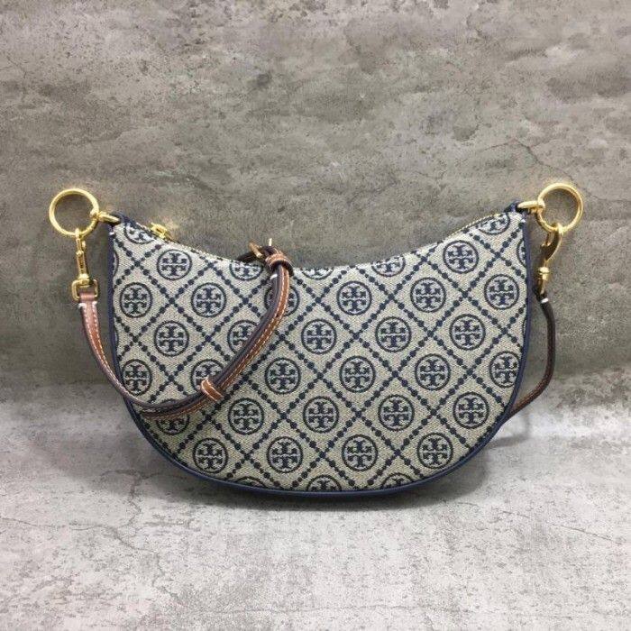 new Tory Burch T Monogram Jacquard Mini Hobo