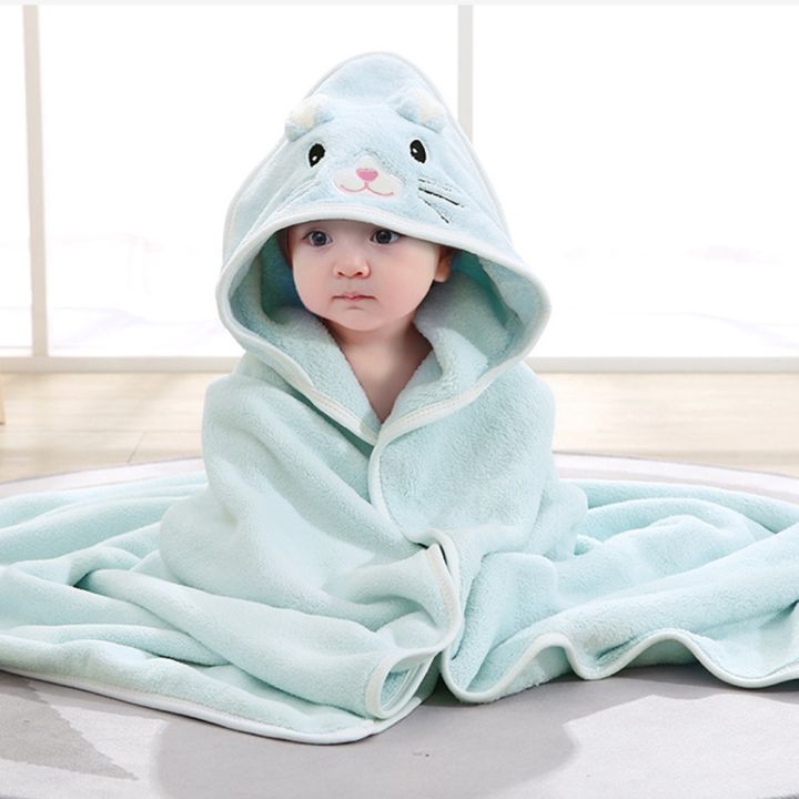 0-3y-unisex-baby-bathrobe-flannel-cloak-cartoon-boy-girl-ultra-soft-hooded-spa-robe-bath-towel-newborn-cover-up-baby-shower-gift