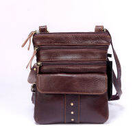 Hot Men Messenger Trend Bag ใหม่กันน้ำหนังแท้ไหล่แฟชั่นกีฬากลางแจ้งศัพท์มือถือ S