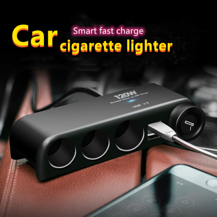 Universal 12V Car Lighter Socket Multiple Socket Socket Splitter USB ...