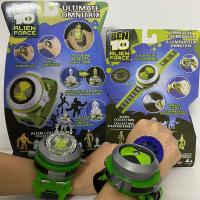 Ben10 Omnitrix นาฬิกาญี่ปุ่นนาฬิกาโปรเจคเตอร์ DAI ของแท้สไตล์ของเล่นตุ๊กตาขยับแขนขาได้ตุ๊กตาของขวัญเด็กของเล่นโมเดล