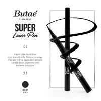 Butae - Super Liner Pen อายไลน์เนอร์ปากกาสีดำสนิท เส้นคมชัด  ( น้ำหนัก 2.2 กรัม )