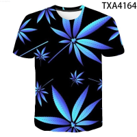 New Summer Weed32 Leaf32 3D T shirt Men Women  Casual Fashion Streetwear   Printed T-shirt  Cool Tops Tee{plenty}