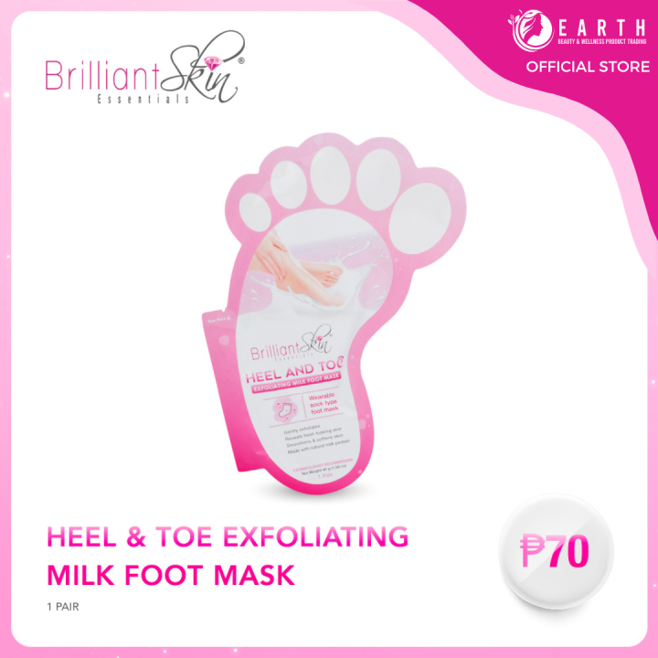 Brilliant Skin Essentials Heel & Toe Exfoliating Milk Foot Mask (Per