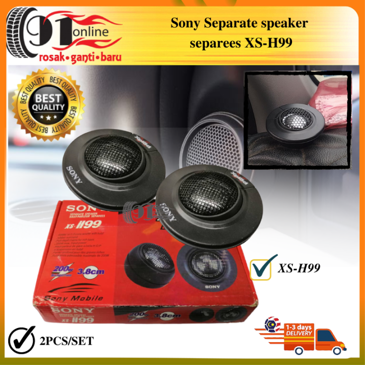 Xplod 2" Tweeters Dome Speaker XSH99 200W Tweeter Speakers Car Sound