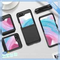 YIXIO ป้องกันการกระแทก สำหรับ Z flip 5 Case บานพับแบบบานพับ พีซีทีพียู ฝาปิดโทรศัพท์ ของใหม่ ฝาครอบเต็มรูปแบบ ตัวป้องกันโทรศัพท์มือถือ สำหรับ Samsung Galaxy Z Flip5 โทรศัพท์สำหรับโทรศัพท์