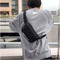 High street tide brand fog double line ESSENTIALS messenger bag black shoulder sports waist bag chest bag