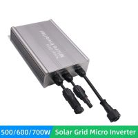 500W 600W 700W MPPT Solar Grid Tie Micro Inverter DC 18-50V to AC 220V/110V Converter PV System Solar Inverter Waterproof IP65