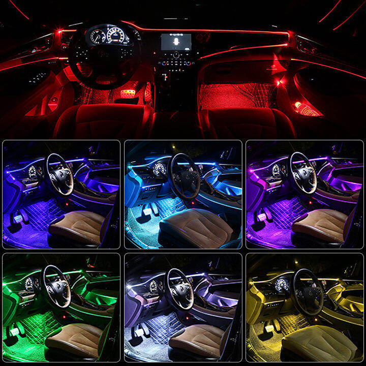 led-ambient-light-car-interior-lighting-flexible-rgb-neon-atmosphere-light-strip-with-app-amp-remote-for-bmw-audi-golf-toyota-kia