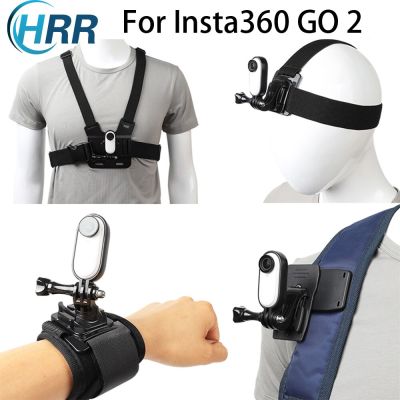 Accessory Kit for Insta360 GO 2,Quick Release Head Mount+Backpack Strap Mount+Chest Mount+Wrist Mount