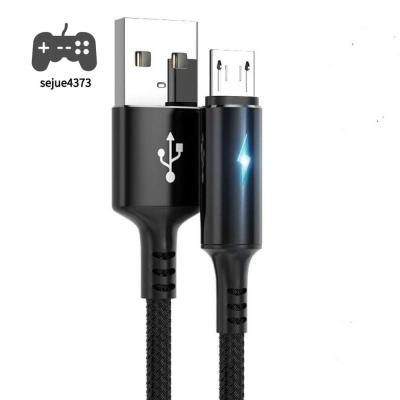 อะแดปเตอร์ชาร์จในรถยนต์ SEJUE4373อุปกรณ์เสริมโทรศัพท์มือถือสายดิจิตอลแอนดรอยด์อเนกประสงค์,สายไมโคร USB LED 3A สายดาต้า USB USB สายสายชาร์จไมโครข้อมูลอย่างรวดเร็ว