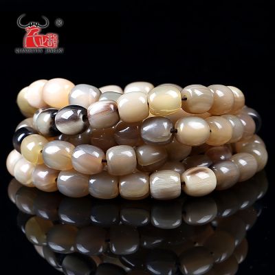 20PCS Tibetan style Natural yak horn bead hand-chain necklace DIY beads Handmade bone beads for jewelry making 12mm 10mm 14mm