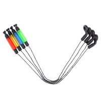 hirisi 4pcs Carp Fishing Alarms Swinger Fishing Hangers Bobbins Swingers Drop Off Indicators