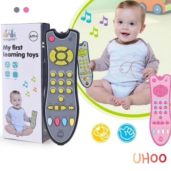 【Mainit ang ulo】 Simulation TV Remote Control Baby Music English Learning Educational Toys with