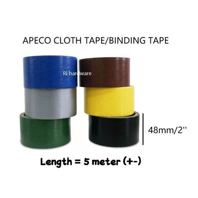 Cloth Tape / Binding Tape 2" (48mm) (5METER & 25METER +) Lazada