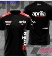 Hot 3D Fashion Sponsor Aprilia Racing Team MotoGP Men_s T-Shirt Size S-5XL