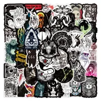 【CW】✘  50pcs Demon Gothic Stickers Scrapbooking Fridge Laptop Luggage Mysterious Vinyl Decals Sticker