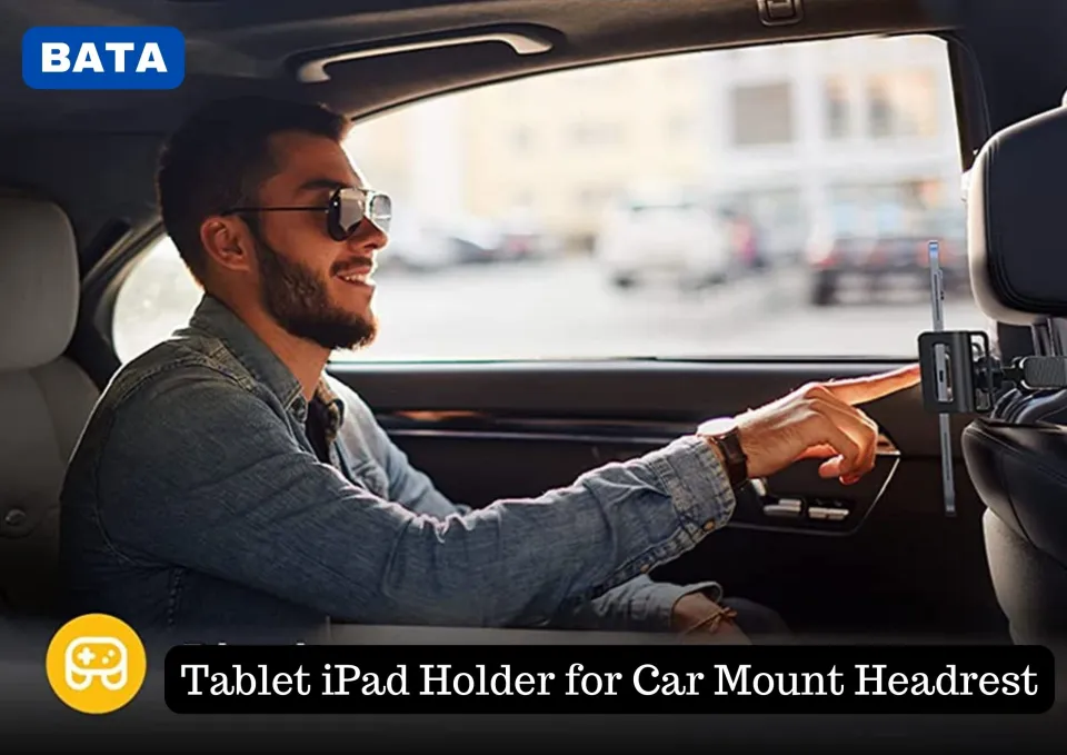 LISEN iPad Holder for Car Tablet Mount Headrest iPad Car Holder Back Seat  Travel Accessories Road Trip Essentials for Kids Adults Fits All 4.7-12.9