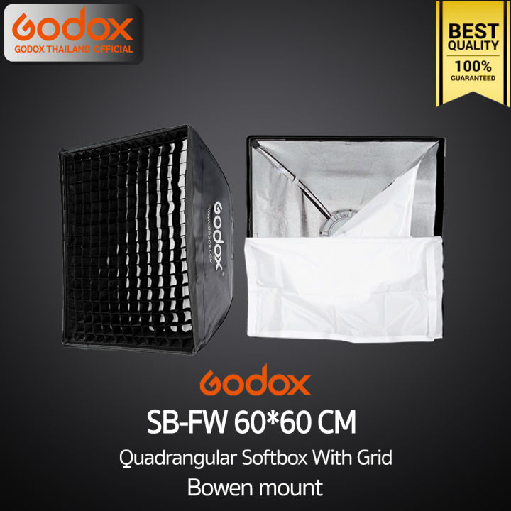 godox-softbox-sb-fw-60-60-cm-with-grid-bowen-mount-วิดีโอรีวิว-live-ถ่ายรูปติบัตร-สตูดิโอ