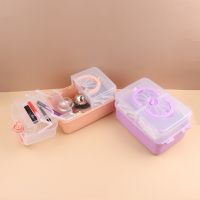 Jewelry Storage Box Earrings Rings Necklaces Display Holder Case for Women Jewelry Organizer Box Medicine Storage Box