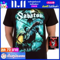 เสื้อวง SABATON เสื้อร็อค เสื้อทัวร์  ไซส์ยุโรป RCM1473