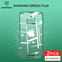 Smartdevil iphone11 ฟิล์มกระจกฟิล์มถนอมสายตากันแสงสีเขียว 100% Anti-Blue Light iphone11promax/11pro/XR/X/XS/XS MAX Green Light Eye Protection Anti-radiation FILM