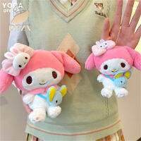 ของเล่นตุ๊กตาการ์ตูนกำมะหยี่น่ารัก Kuromi จี้ตุ๊กตา Cinnamoroll สำหรับเด็กของขวัญของตกแต่งกระเป๋าหิ้ว