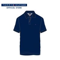 Tommy Hilfiger เสื้อโปโลผู้ชาย รุ่น MW0MW26882 DW5 - สีกรมท่า