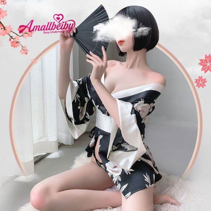 Japanese Kimono Uniform Sexy Cosplay Outfit For Women Traditional Style ...