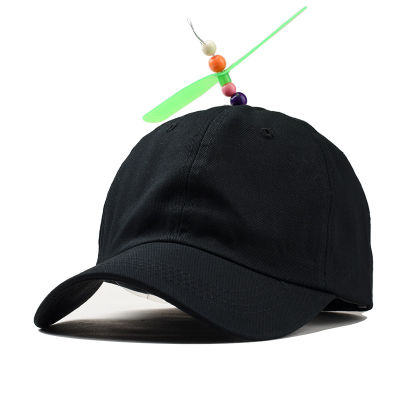 Hot2022ผู้ใหญ่เด็กเฮลิคอปเตอร์ใบพัดหมวกเบสบอลที่มีสีสันเย็บปะติดปะต่อกันหมวกหมวกไม้ไผ่แมลงปอเด็กเด็ก Snapback พรรคหมวก