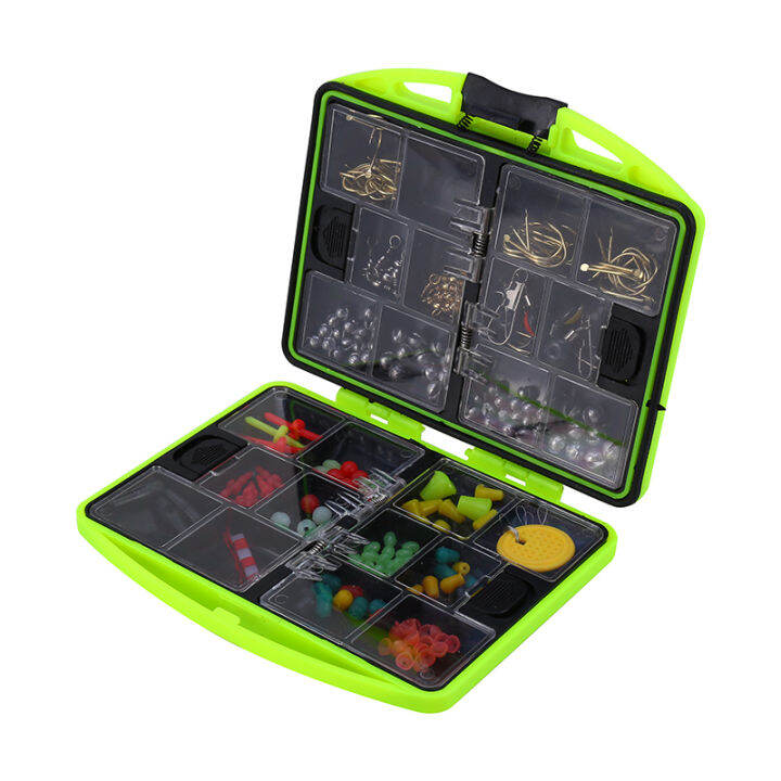 24 Compartments Fishing Tool Set Tackle Box Full Loaded