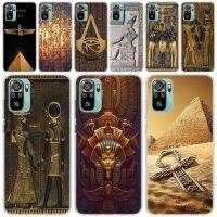 [ร้อน] เคสโทรศัพท์อียิปต์ Nefertiti Anubis Anubis Ankh ฟาโรห์สำหรับ Xiaomi Redmi Note 10S 11 Pro Max 11S 11T 11E 9T 5G 9S 8T 7 5 5A 4X S