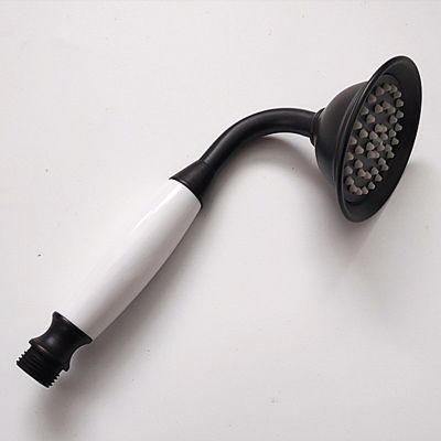 Black Plated Hand Holder Shower Brass Bath Shower Hand Replace Bathroom Copper Shower Accessories Showerheads