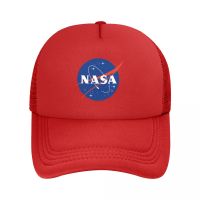 NASA Mens Mesh Back Structured Low Crown Snapback Adjustable Fit Cap