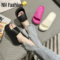 NH Fashion ้องเท้าผูหญิง รองเท้าแตะลิ่ม รองเท้าแตะเสริมส้นผู้หญิง คุณภาพสูง หรู แบบ พก พา นุ่ม FDL23A0Q1E 42Z231021