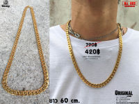 สร้อยคอ Ovalแบน ทอง 5มิล necklace สแตนเลสแท้ Stainless แฟชั่นชาย แฟชั่นผู้หญิง 316l allacc