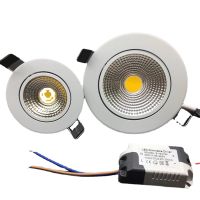 5W7W9W12W15W18W Super Bright LED Downlights Recessed Dimmable Spot Light COB Epistar Chip Decoration AC85-265V Ceiling Lamp