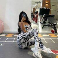 Mitaogirl ม้าลายพิมพ์เซ็กซี่เอวสูงพีชสะโพก Leggings กางเกงกีฬาสำหรับผู้หญิงกลางแจ้งวิ่งออกกำลังกายการออกกำลังกายกางเกงโยคะTH