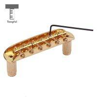 Tooyful Guitar Bridge W/ Thimbles Allen Wrench for Jazzmaster Jaguar Mustang Gold