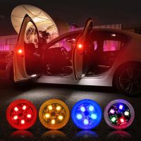 2023 Universal LED Car Door Sensor Strobe Flashing Alarm Lights Warning Lights Safety Anti-collision Lights Magnetic Parking Lam Bulbs  LEDs HIDs