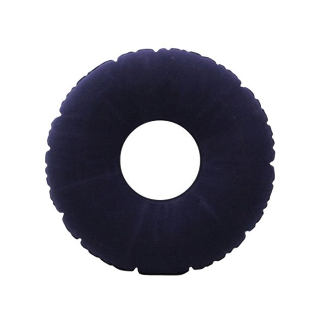 Inflatable Round Chair Pad Hip Support Hemorrhoid Seat Air Cushion