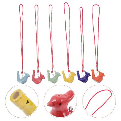 Whistle Bird Whistles Party Water Toy Kids Noise Makers Ceramic Favors Call Porcelain Noisemakers Musical Animal Instrument Survival kits