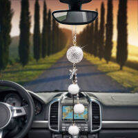 Car Pendant Bling Bling Angel Wings Diamond Rhinestone Ornaments Hanging Auto Interior Rear View Mirror Decoration Dangle Trim