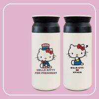 Sanrio Heltty Thermos ถ้วย Kawaii อะนิเมะรูปสาวการ์ตูนสำนักงาน Sportscup แบบพกพาทนอุณหภูมิสูงของขวัญ New