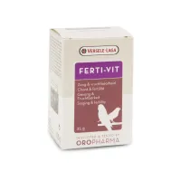 ( Pro+++ ) คุ้มค่า Oropharma Ferti-Vit, 25g.(Bird) โอโรฟาร์มา เฟอร์ติวิท วิตามินเร่งเชื้อ (นก), 25กรัม ราคาดี อาหาร นก อาหารนกหัวจุก อาหารนกแก้ว อาหารหงส์หยก